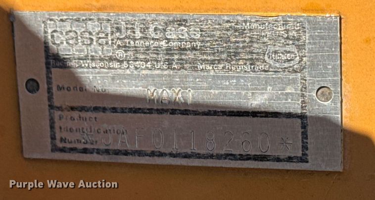 image for item EA2199 1993 Case Maxi Sneaker Series C vibratory cable plow