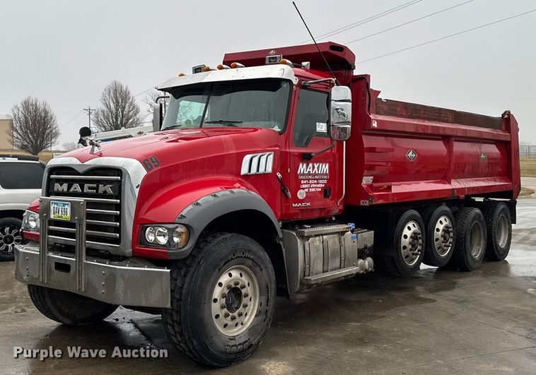 image for item EA2230 2018 Mack GU713 dump truck