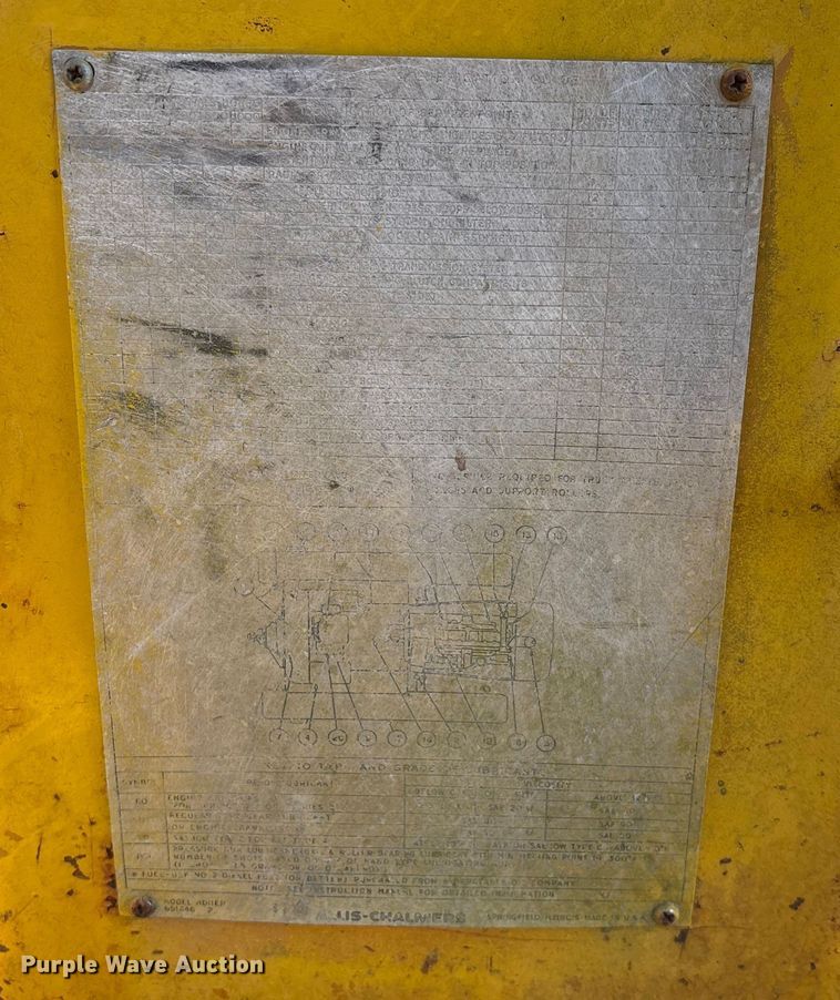 image for item EA7158 Allie Chalmers HD-11 Crawler Dozer