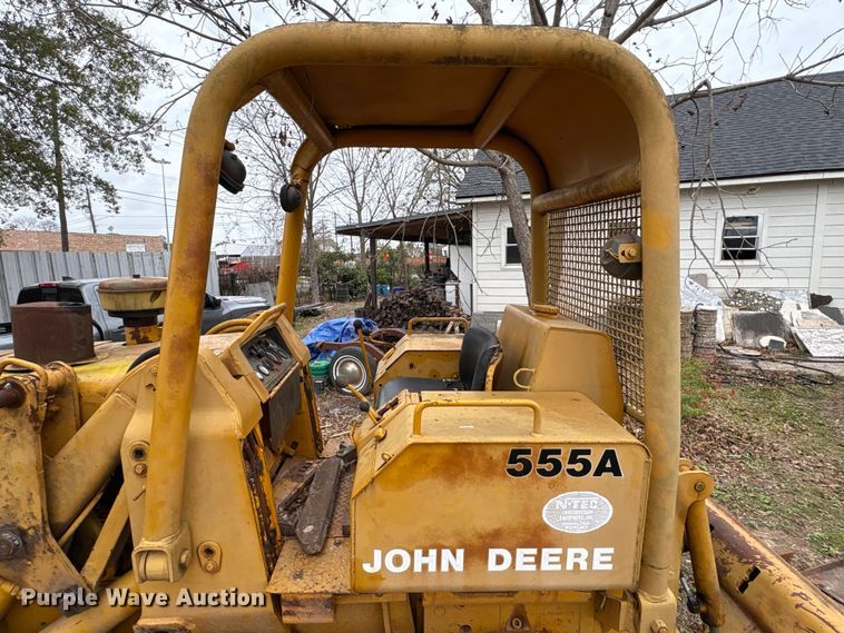 image for item EA7169 1984 John Deere 555A track loader