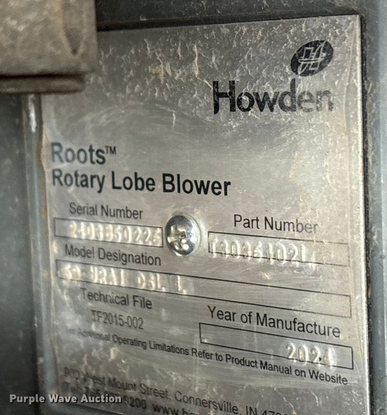 image for item EA7852 2021 Ring-O-Matic 850 HI CFM vacuum excavator