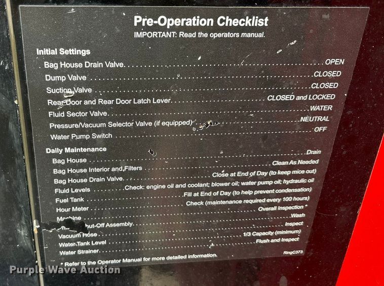 image for item EA7852 2021 Ring-O-Matic 850 HI CFM vacuum excavator