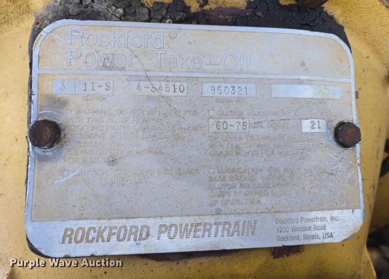 image for item EB1205 Caterpillar WE-851B windrower