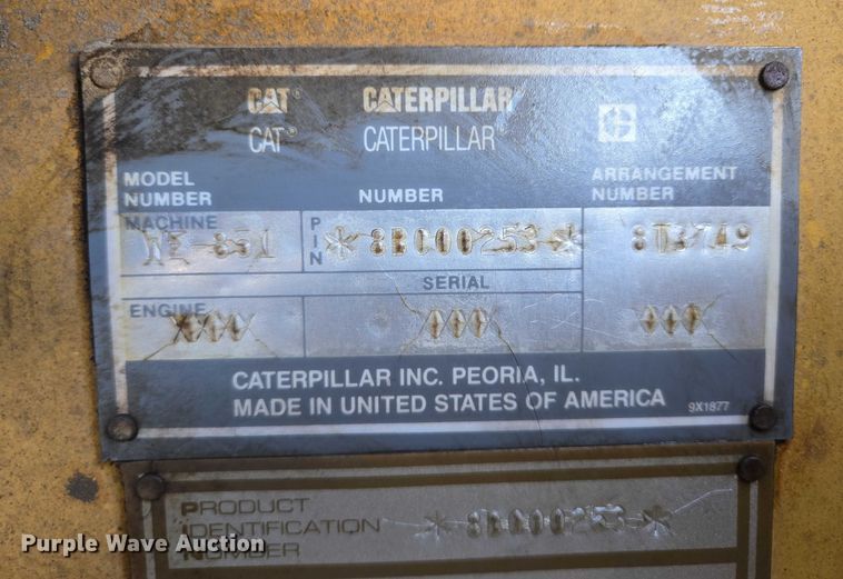 image for item EB1205 Caterpillar WE-851B windrower