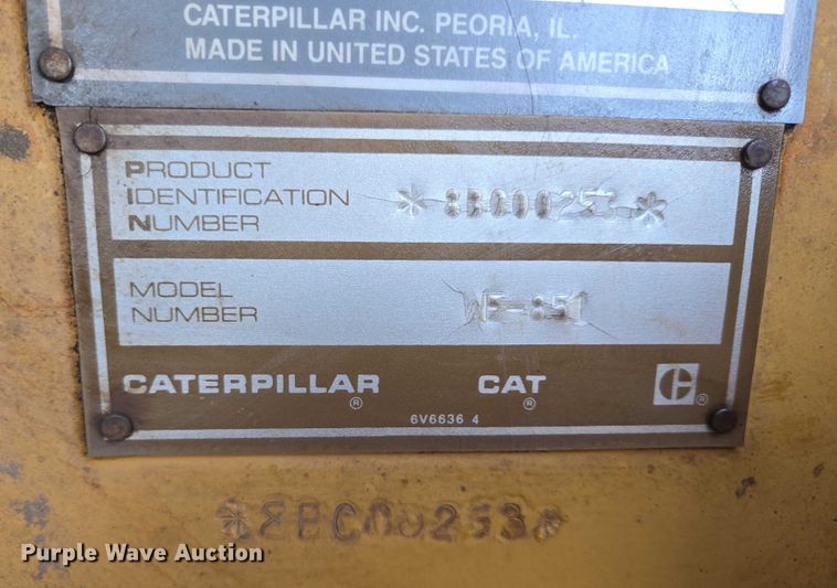 image for item EB1205 Caterpillar WE-851B windrower