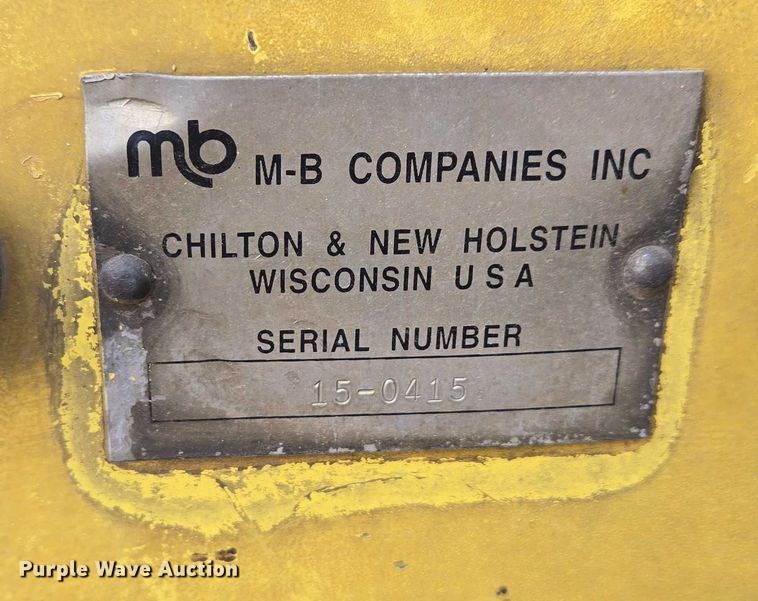 image for item EB1207 2005 MB Companies Oshkosh HB2723 street sweeper truck