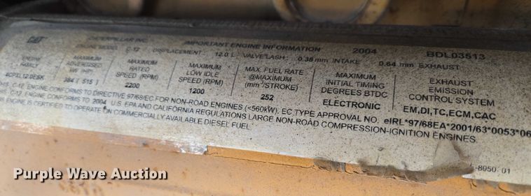 image for item EB1207 2005 MB Companies Oshkosh HB2723 street sweeper truck