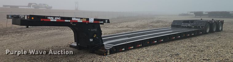 image for item EB8483 2012 Trail King Industries TK70HG-492 lowboy equipment trailer
