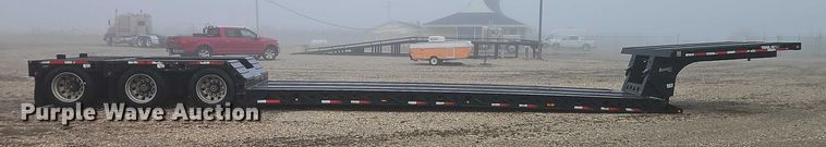 image for item EB8483 2012 Trail King Industries TK70HG-492 lowboy equipment trailer