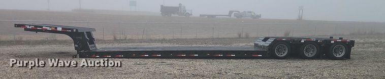 image for item EB8483 2012 Trail King Industries TK70HG-492 lowboy equipment trailer
