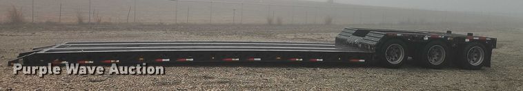 image for item EB8483 2012 Trail King Industries TK70HG-492 lowboy equipment trailer