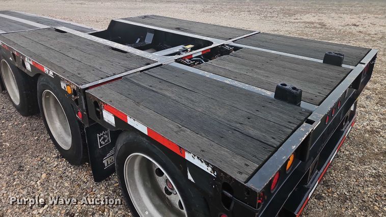 image for item EB8483 2012 Trail King Industries TK70HG-492 lowboy equipment trailer