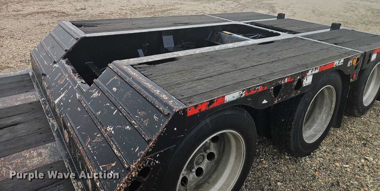 image for item EB8483 2012 Trail King Industries TK70HG-492 lowboy equipment trailer