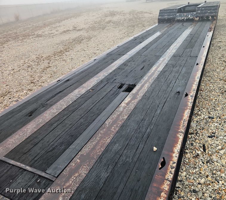 image for item EB8483 2012 Trail King Industries TK70HG-492 lowboy equipment trailer