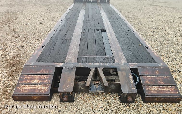 image for item EB8483 2012 Trail King Industries TK70HG-492 lowboy equipment trailer