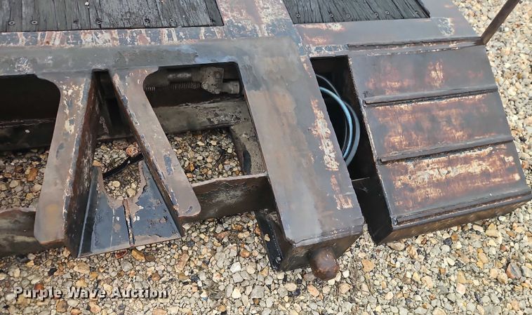 image for item EB8483 2012 Trail King Industries TK70HG-492 lowboy equipment trailer