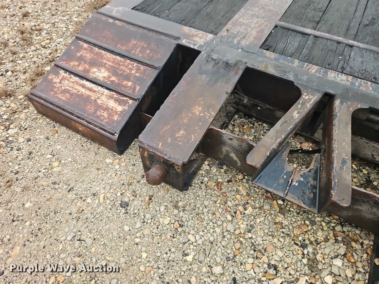 image for item EB8483 2012 Trail King Industries TK70HG-492 lowboy equipment trailer