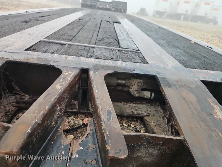 image for item EB8483 2012 Trail King Industries TK70HG-492 lowboy equipment trailer