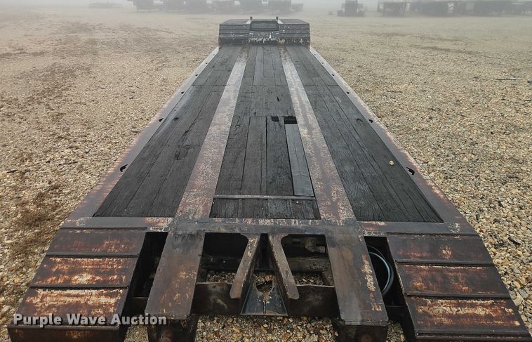 image for item EB8483 2012 Trail King Industries TK70HG-492 lowboy equipment trailer
