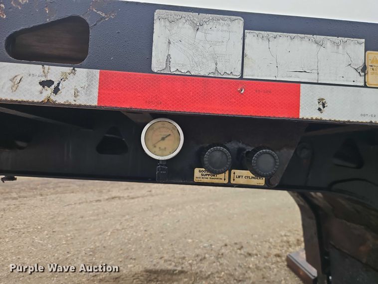 image for item EB8483 2012 Trail King Industries TK70HG-492 lowboy equipment trailer