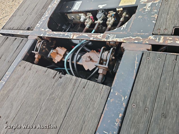 image for item EB8483 2012 Trail King Industries TK70HG-492 lowboy equipment trailer