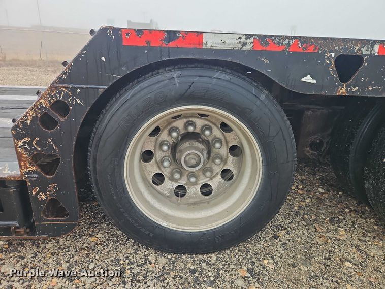 image for item EB8483 2012 Trail King Industries TK70HG-492 lowboy equipment trailer