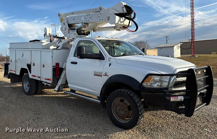 image for item EC4522 2016 RAM 5500 bucket truck