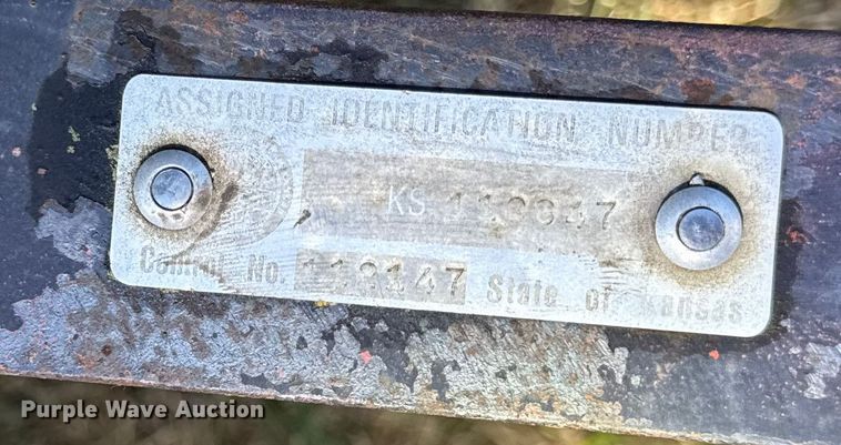 image for item EC4524 1991 Shop built  utility trailer