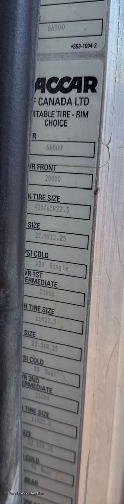 image for item EC4533 2007 Peterbilt 335 water truck