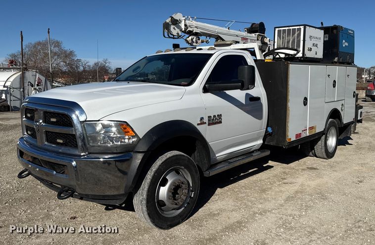image for item EC4536 2015 RAM 5500 utility / service truck