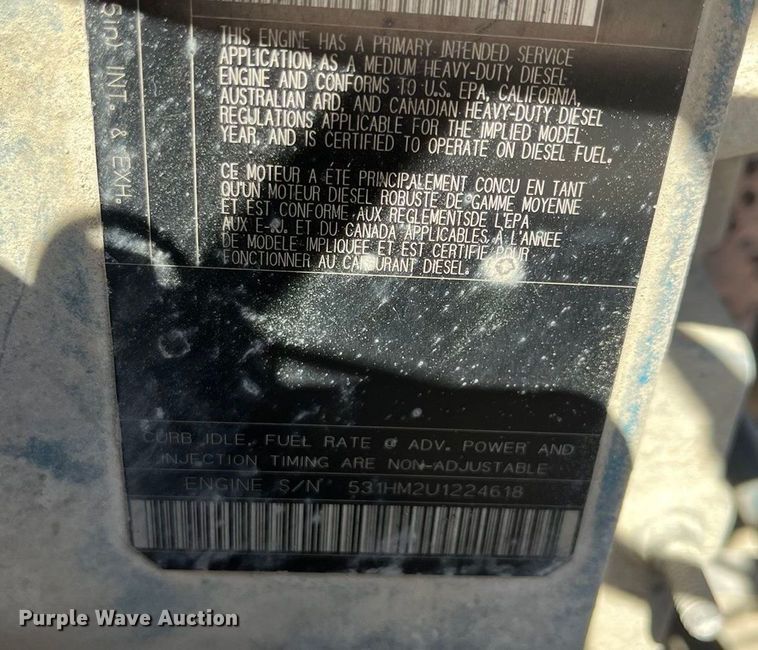 image for item ED2304 2000 International 4900 dump truck