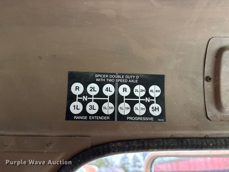 image for item ED2455 1986 International S1600 dump truck