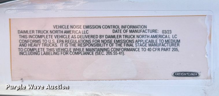 image for item ED5085 2017 Freightliner M2 dump truck