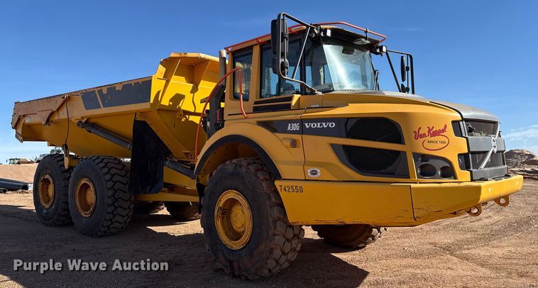 image for item EE3422 2019 Volvo A30G articulated haul truck