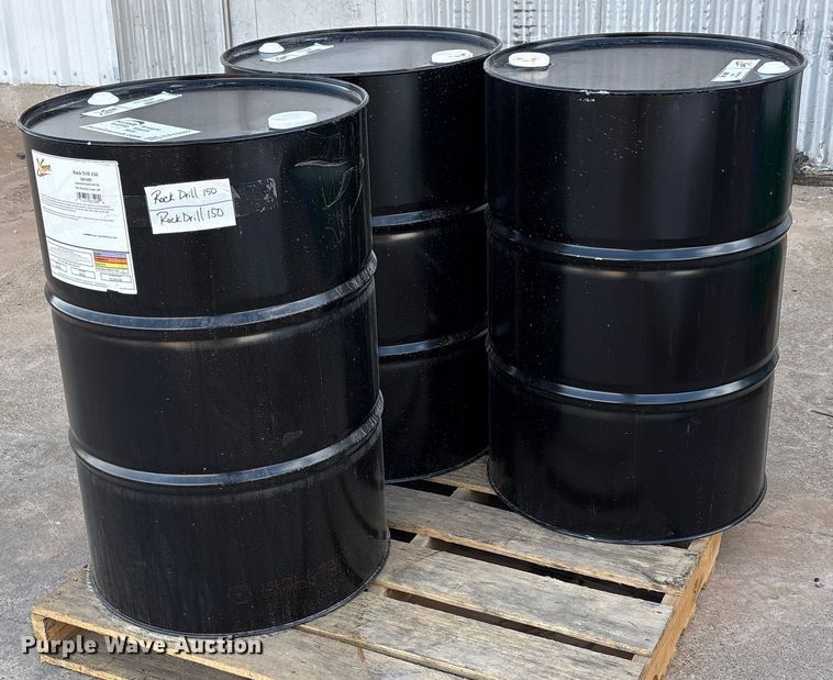 image for item EF6282 (3) barrels of rock drill oil