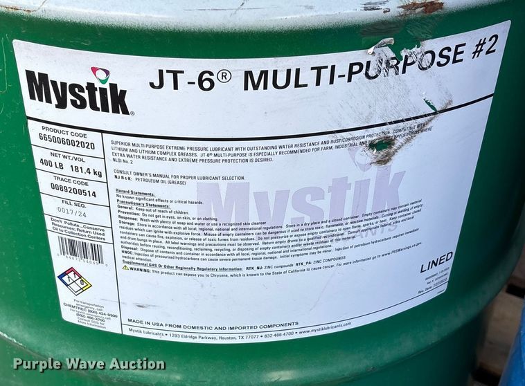 image for item EF6283 (4) barrels of grease