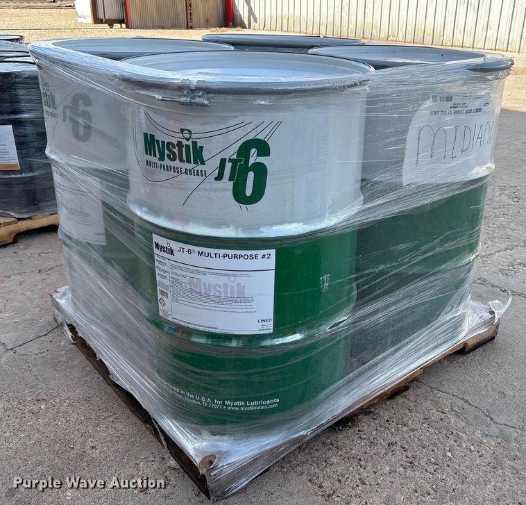 image for item EF6286 (4) barrels of mystic JT-6 multipurpose grease