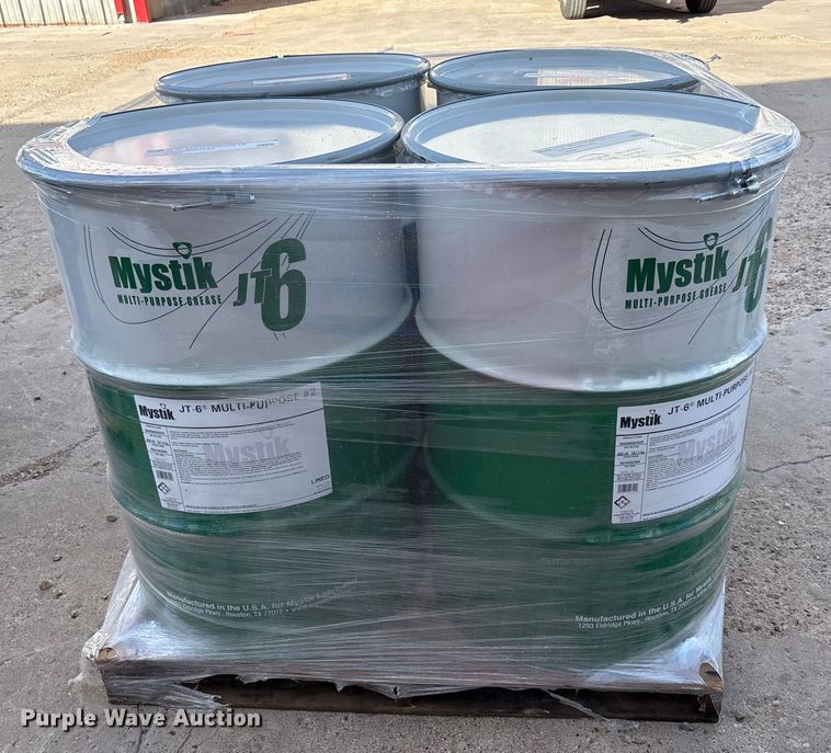 image for item EF6286 (4) barrels of mystic JT-6 multipurpose grease