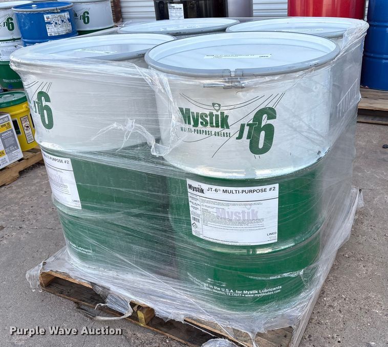 image for item EF6286 (4) barrels of mystic JT-6 multipurpose grease