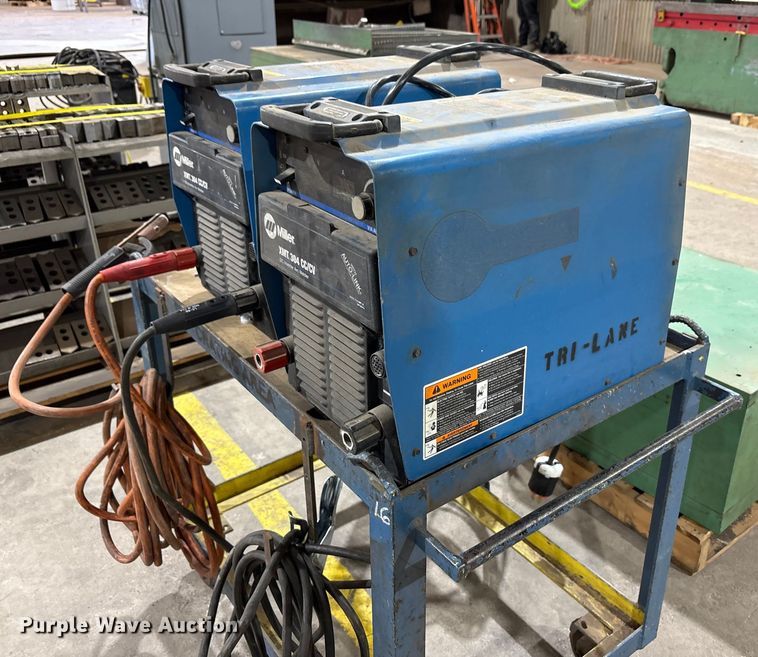 image for item EF6295 Miller XMT 304 CC/CV (2) Miller XMT 304 CC/CV welders