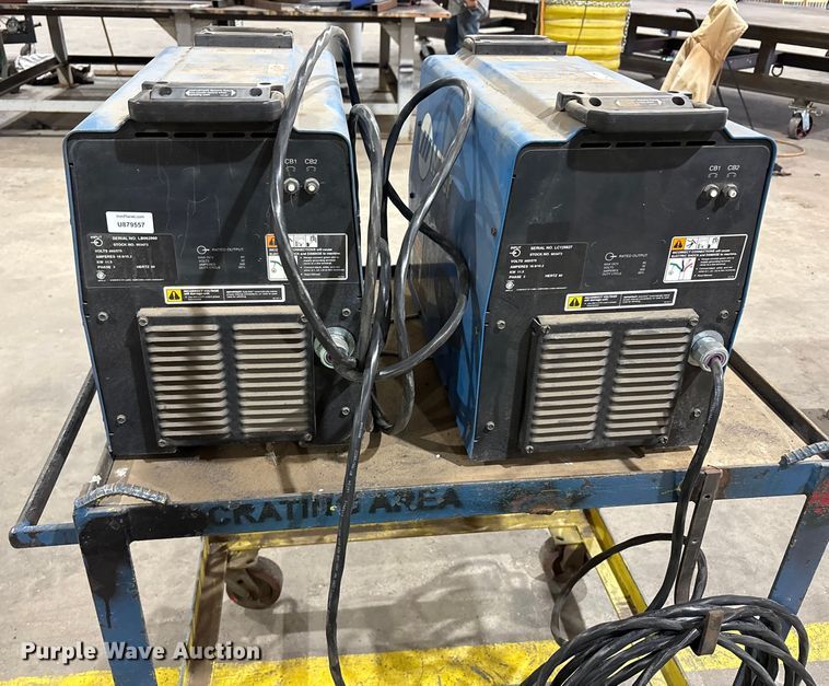 image for item EF6295 Miller XMT 304 CC/CV (2) Miller XMT 304 CC/CV welders