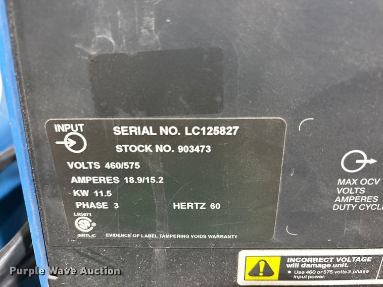 image for item EF6295 Miller XMT 304 CC/CV (2) Miller XMT 304 CC/CV welders