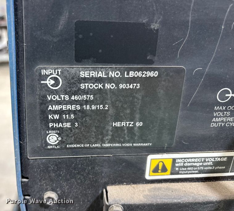 image for item EF6295 Miller XMT 304 CC/CV (2) Miller XMT 304 CC/CV welders