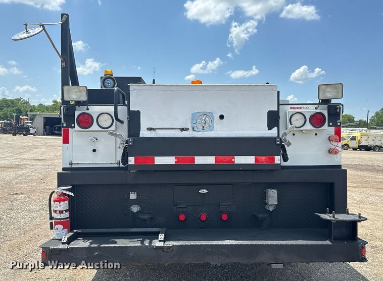 image for item EG6060 2010 Ford F350 Super Duty Ext. Cab utility bed pickup truck