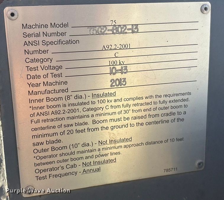 image for item EG8324 2013 Kershaw Sky Trim 75G2 tree trimmer