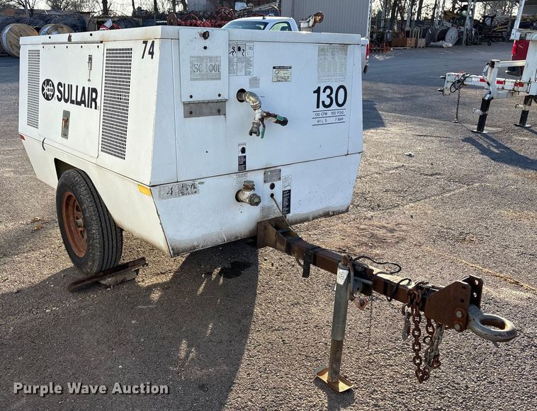 image for item EG8325 Sullair 130 DPO JD air compressor