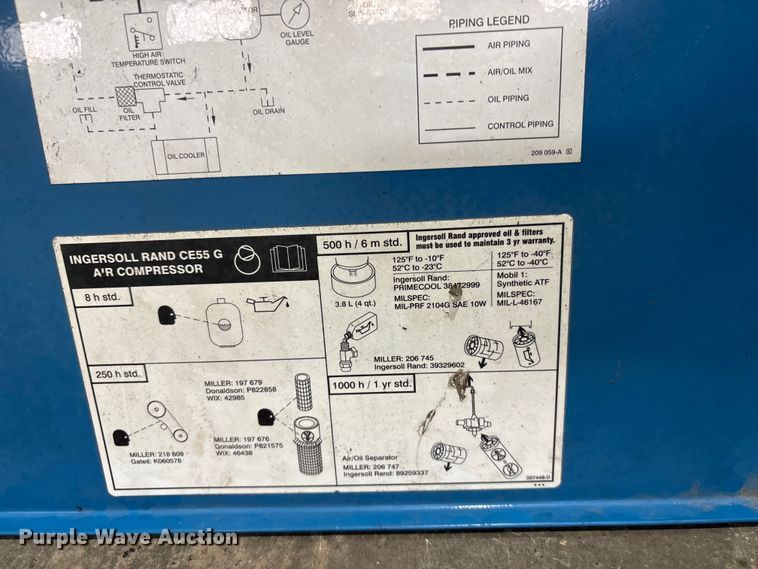 image for item EI5688 2012 Miller Big Blue 600 Air Pak welder/generator