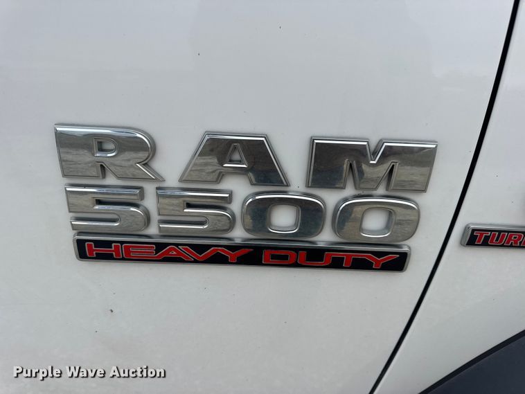 image for item EN0798 2015 RAM 5500 utility / service truck