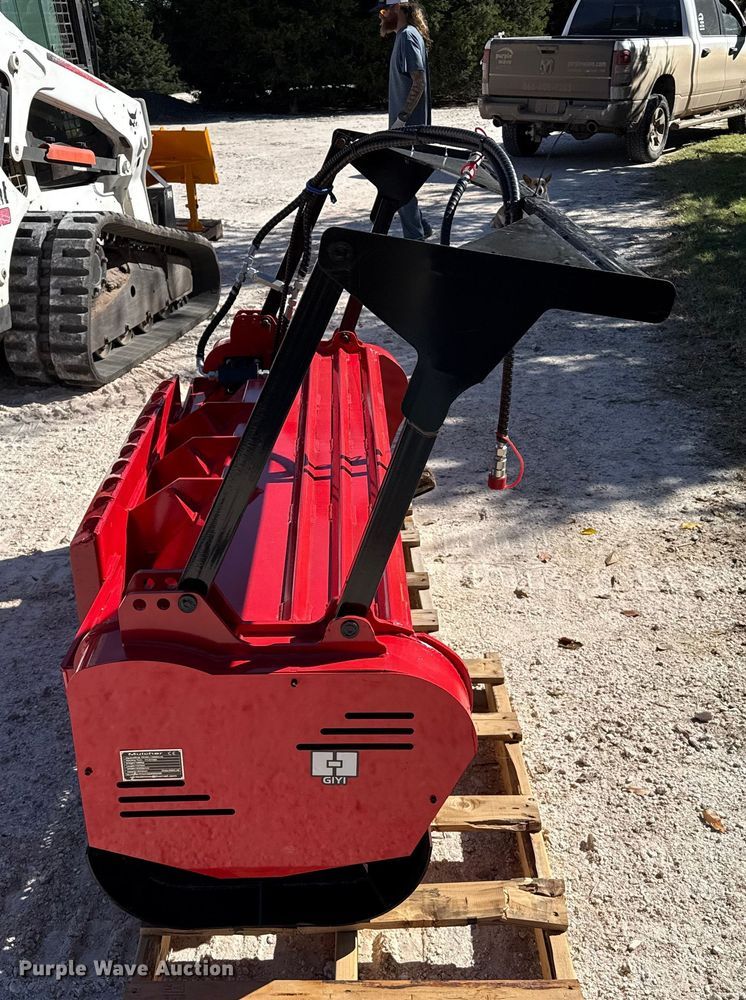 image for item EP0948 2025 GIYI skid steer mulcher