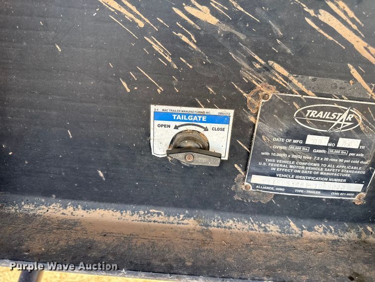 image for item EP2729 2009 Trailstar end dump trailer